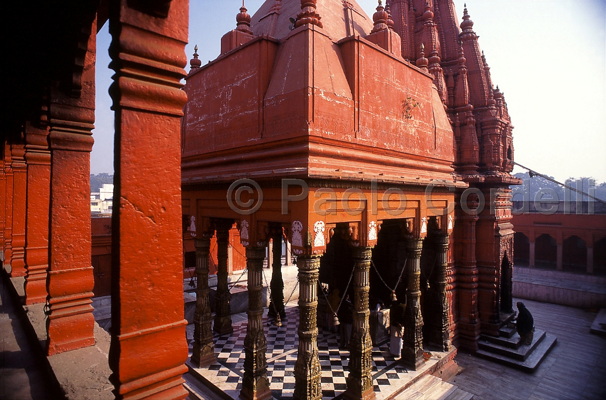 Durga (Monkey) Temple, Varanasi (Benares), India
 (cod:India 54)